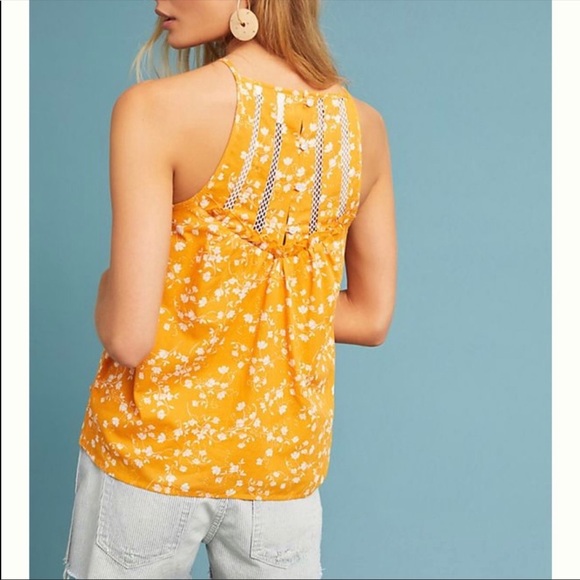 TRADED!!!  Anthropologie Martel floral tank top - Picture 2 of 4